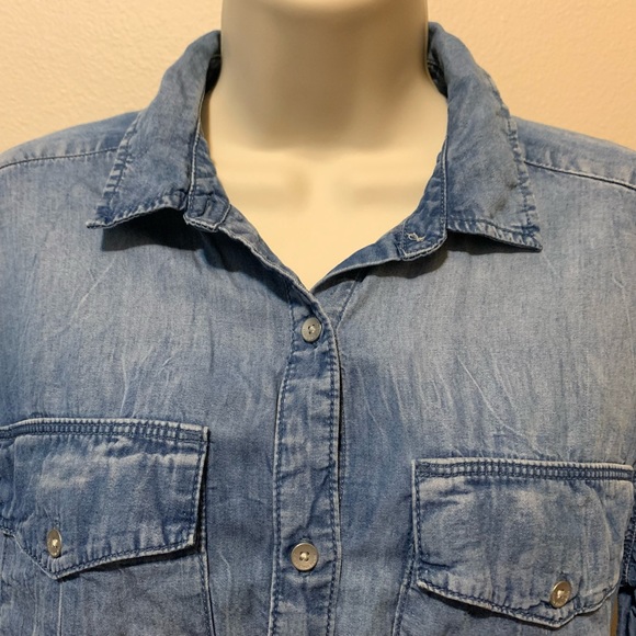 Calvin Klein jean button up shirt - Picture 3 of 5